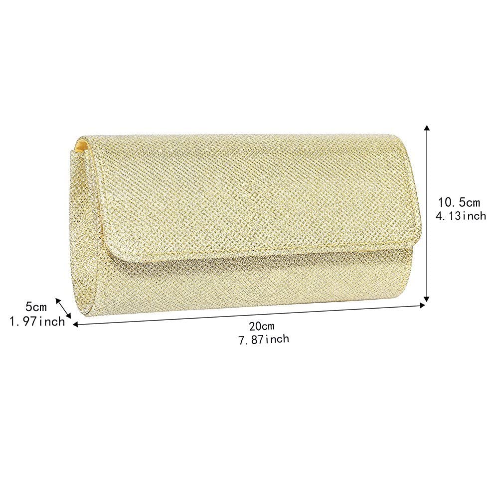 lovyoCoCo Evening Bag Clutch Purses for Women Ladies Sparkling Party Handbag Wedding Bag