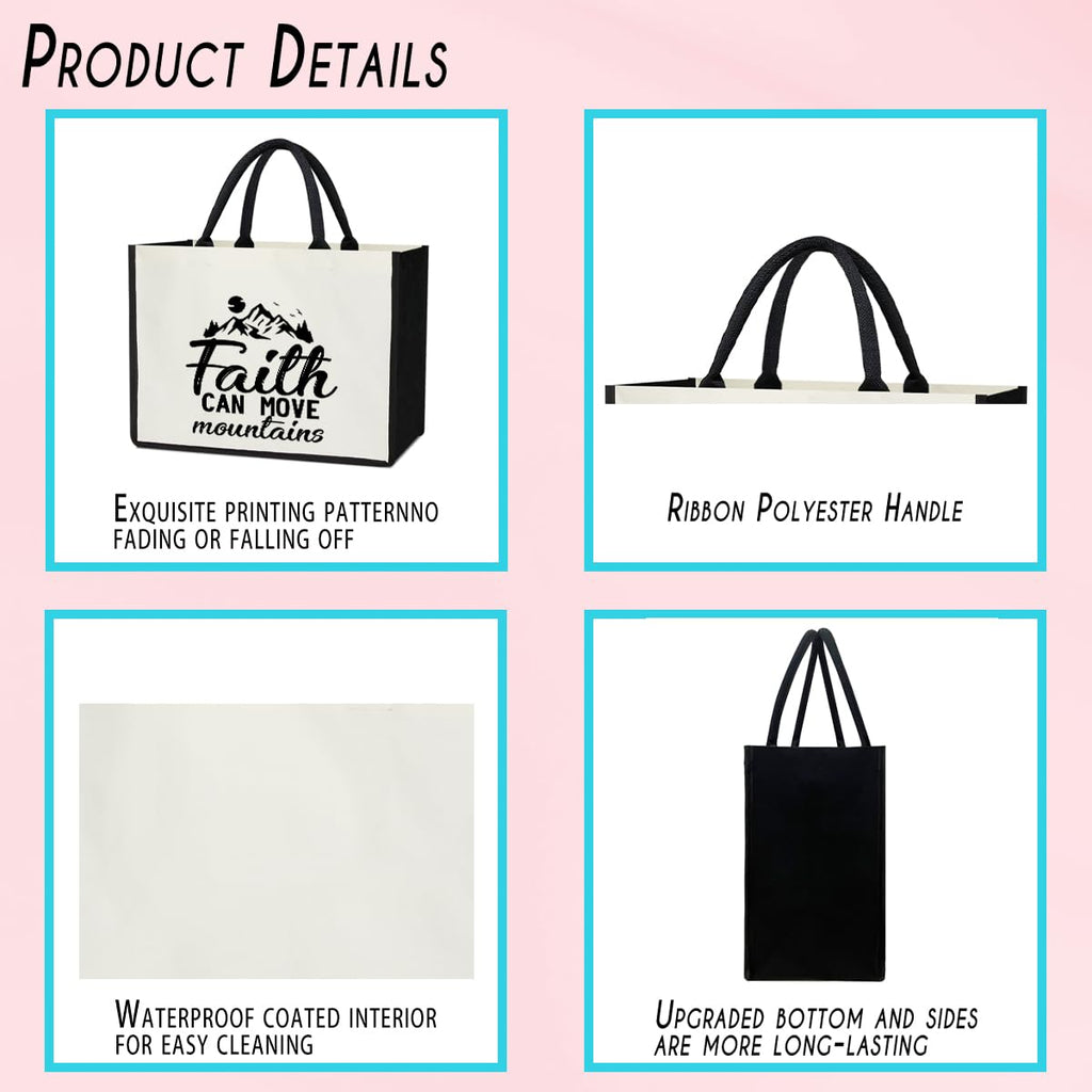 Canvas Tote Bag Beach Tote Bag Aesthetic Tote Bag Cute Tote Bag Big Tote Bag Inspirational Gifts For Women Friends