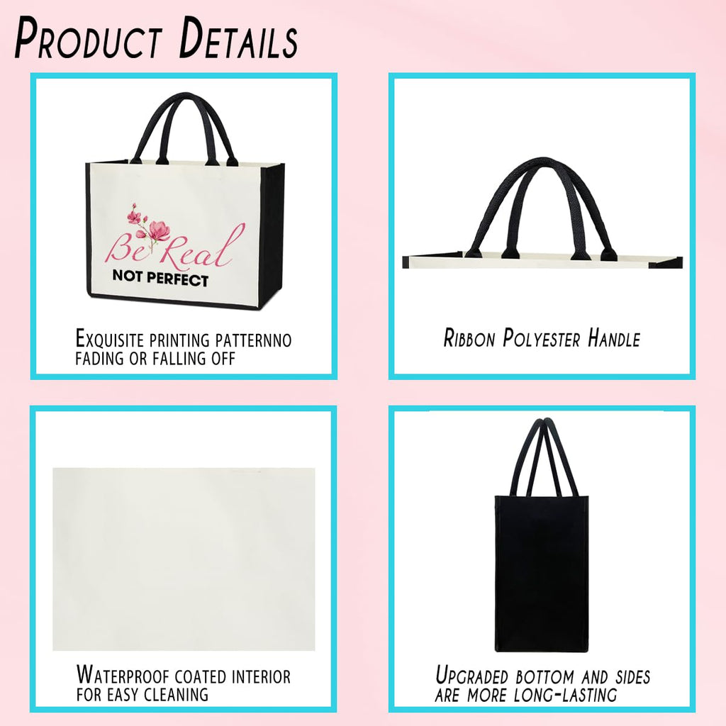 Canvas Tote Bag Beach Tote Bag Aesthetic Tote Bag Cute Tote Bag Big Tote Bag Inspirational Gifts For Women Friends