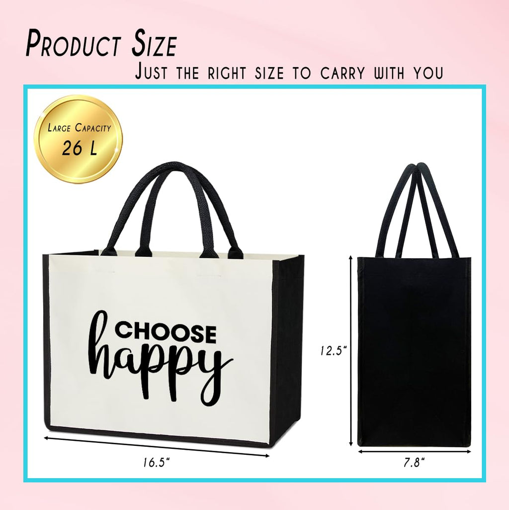 Canvas Tote Bag Beach Tote Bag Aesthetic Tote Bag Cute Tote Bag Big Tote Bag Inspirational Gifts For Women Friends