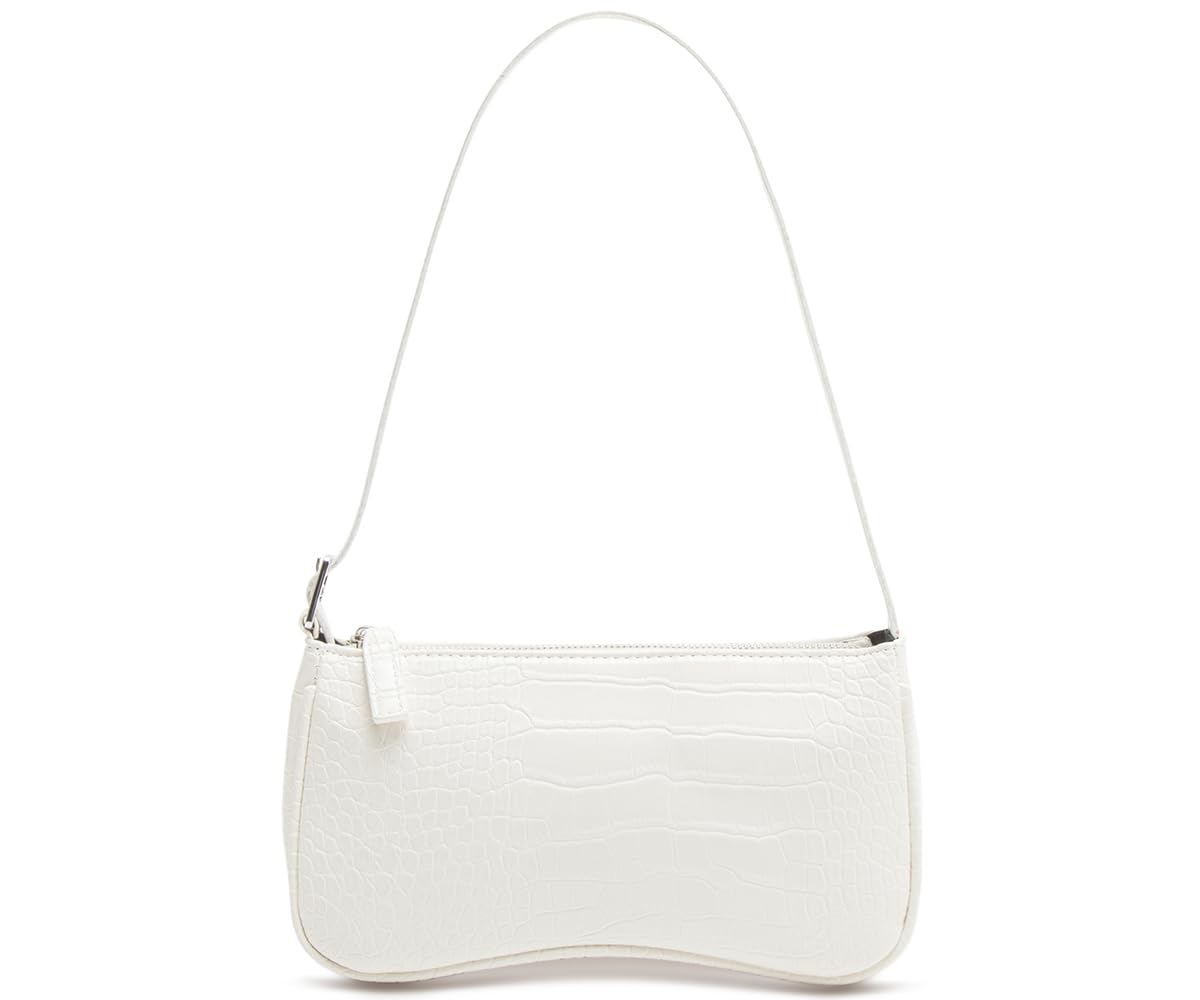Small Purse for Women, Adjustable Shoulder Bags Crocodile Pattern Clutch Purse with Zipper Closure Retro