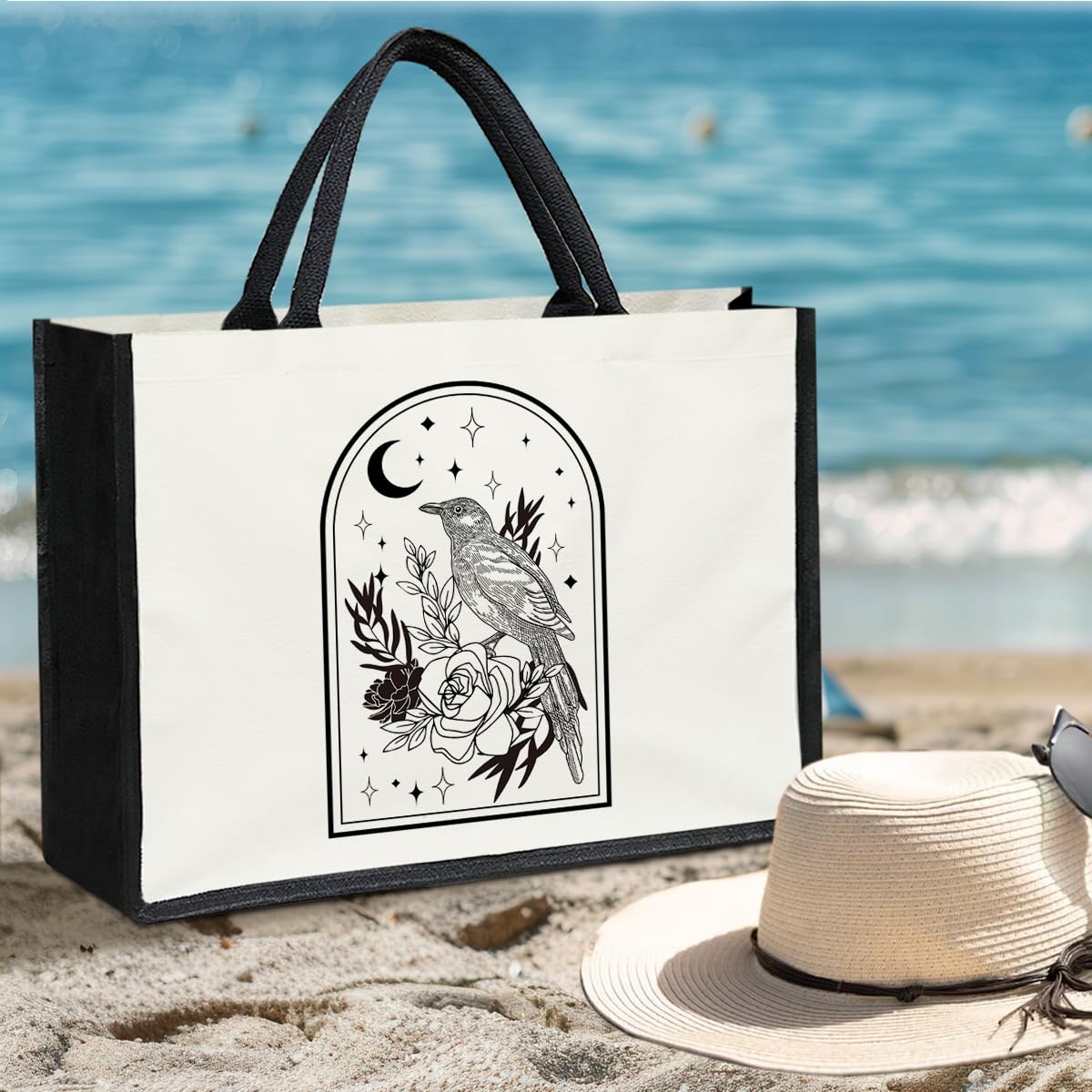 Canvas Tote Bag Beach Tote Bag Aesthetic Tote Bag Cute Tote Bag Big Tote Bag Inspirational Gifts For Women Friends