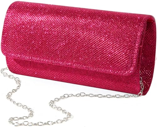lovyoCoCo Evening Bag Clutch Purses for Women Ladies Sparkling Party Handbag Wedding Bag