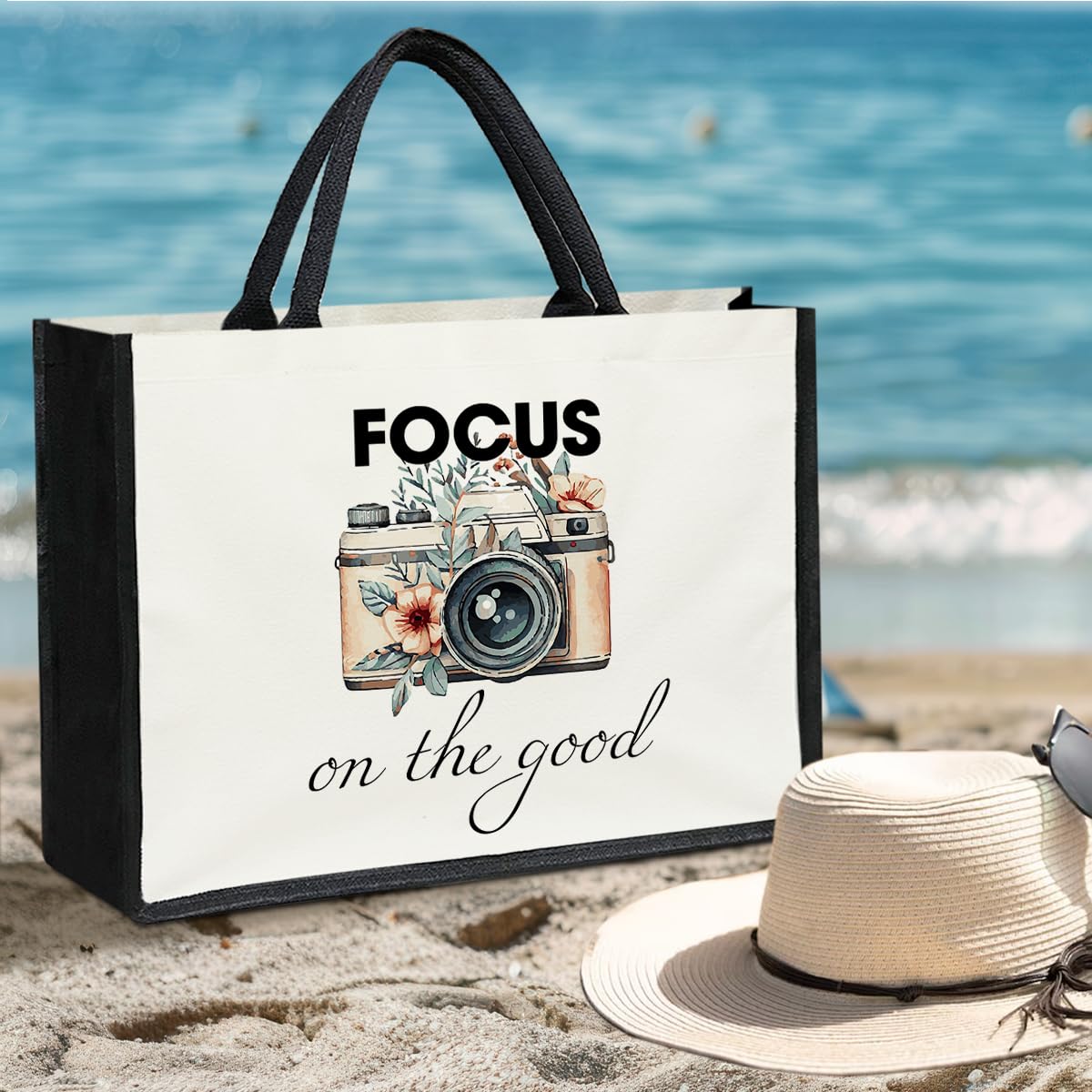 Canvas Tote Bag Beach Tote Bag Aesthetic Tote Bag Cute Tote Bag Big Tote Bag Inspirational Gifts For Women Friends