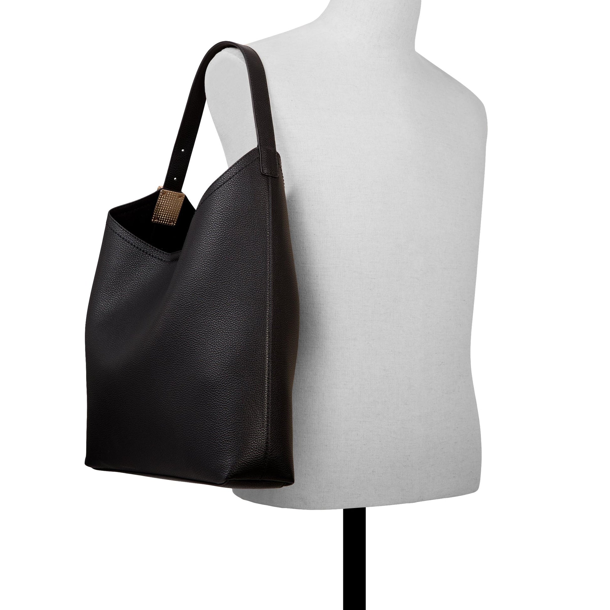 ALDO Women's Paejar Hobo Bag, Black, Large