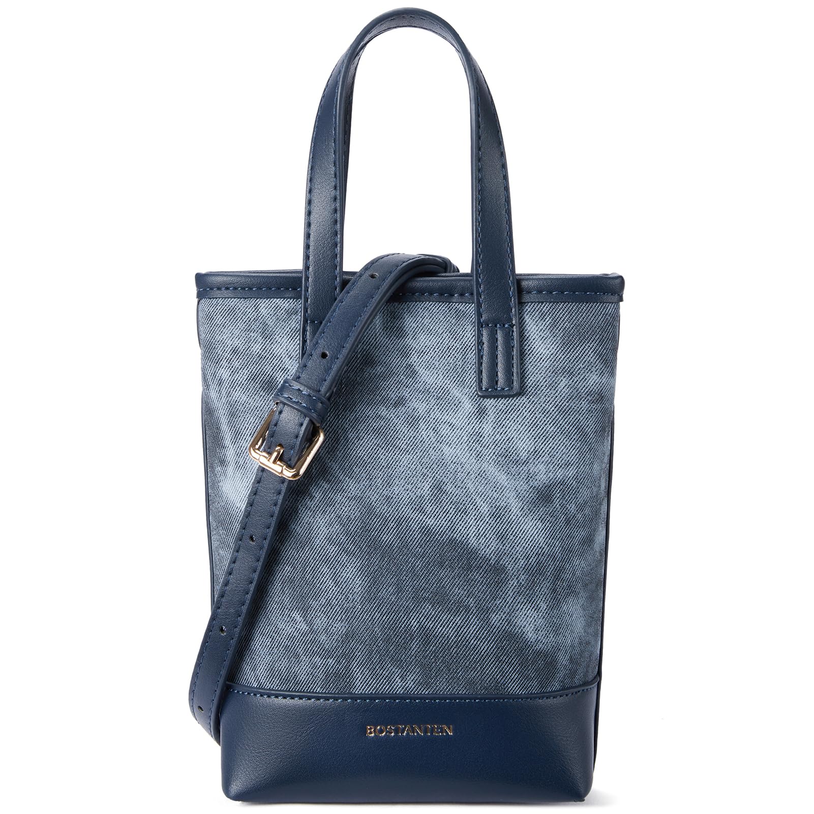 BOSTANTEN Small Crossbody Purse for Women Mini Tote Bag Top Handle Shoulder Bag Compact Handbags with Adjustable Strap