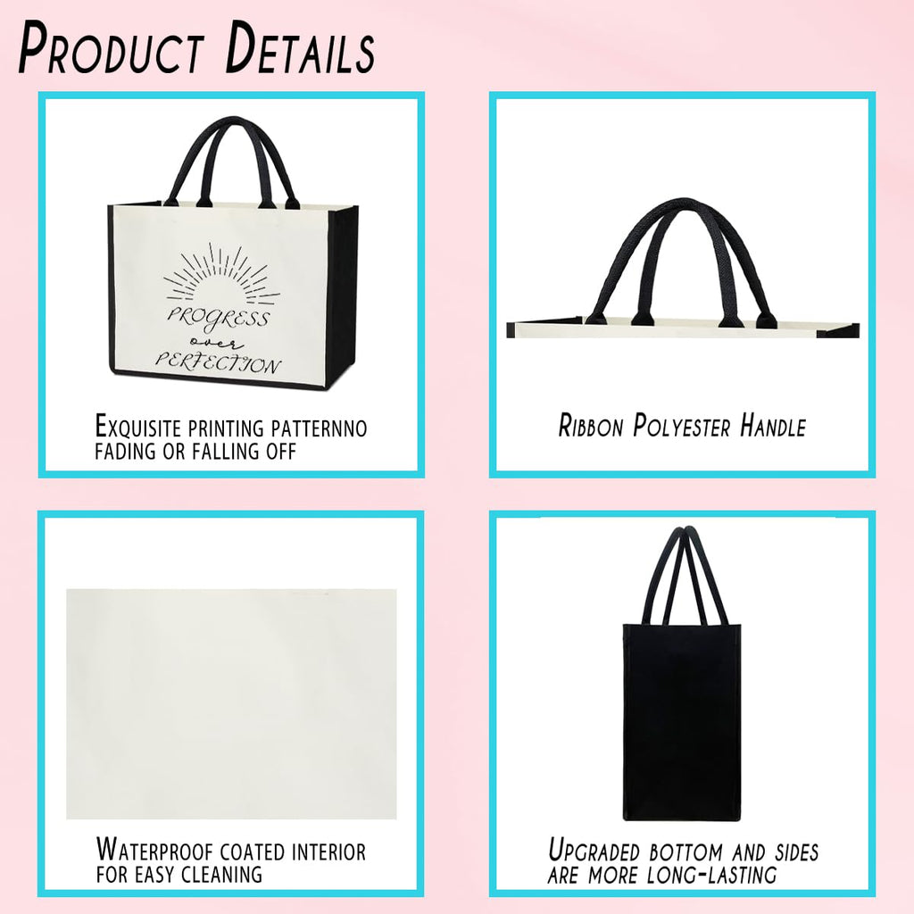 Canvas Tote Bag Beach Tote Bag Aesthetic Tote Bag Cute Tote Bag Big Tote Bag Inspirational Gifts For Women Friends