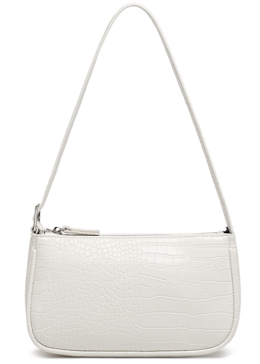 Small Purse for Women, Adjustable Shoulder Bags Crocodile Pattern Clutch Purse with Zipper Closure Retro