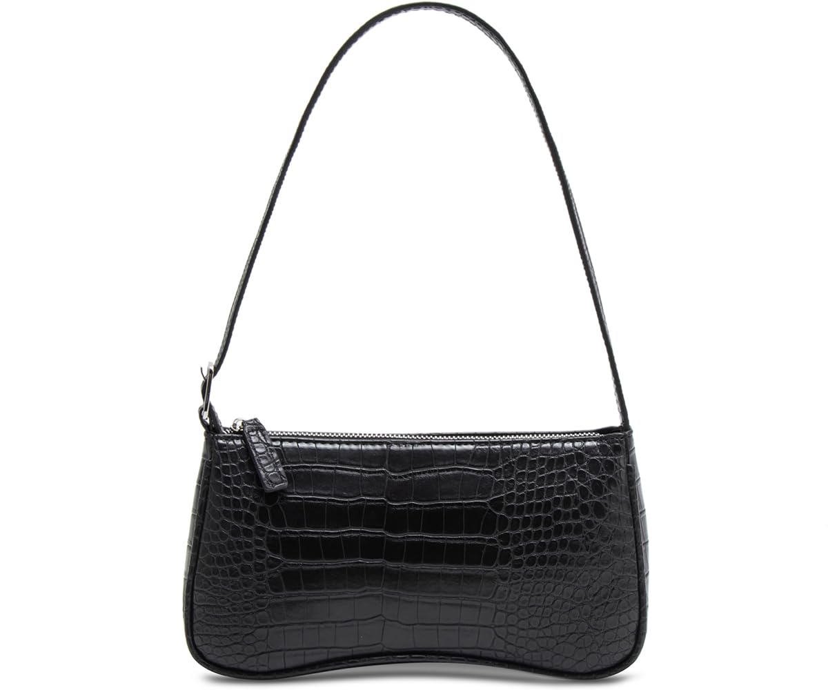 Small Purse for Women, Adjustable Shoulder Bags Crocodile Pattern Clutch Purse with Zipper Closure Retro