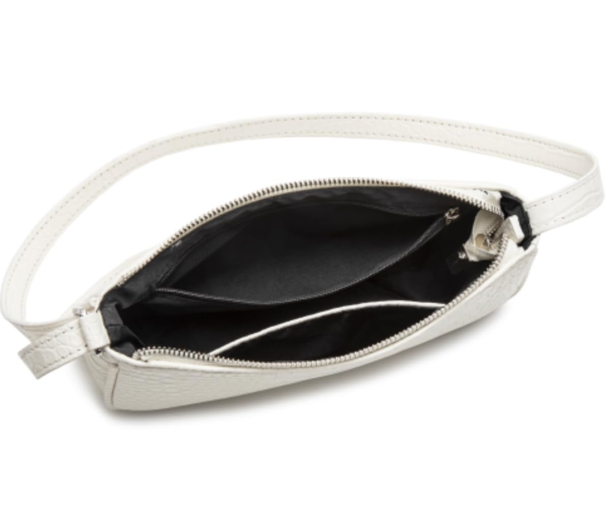 Small Purse for Women, Adjustable Shoulder Bags Crocodile Pattern Clutch Purse with Zipper Closure Retro