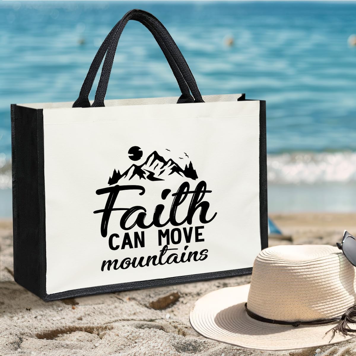 Canvas Tote Bag Beach Tote Bag Aesthetic Tote Bag Cute Tote Bag Big Tote Bag Inspirational Gifts For Women Friends