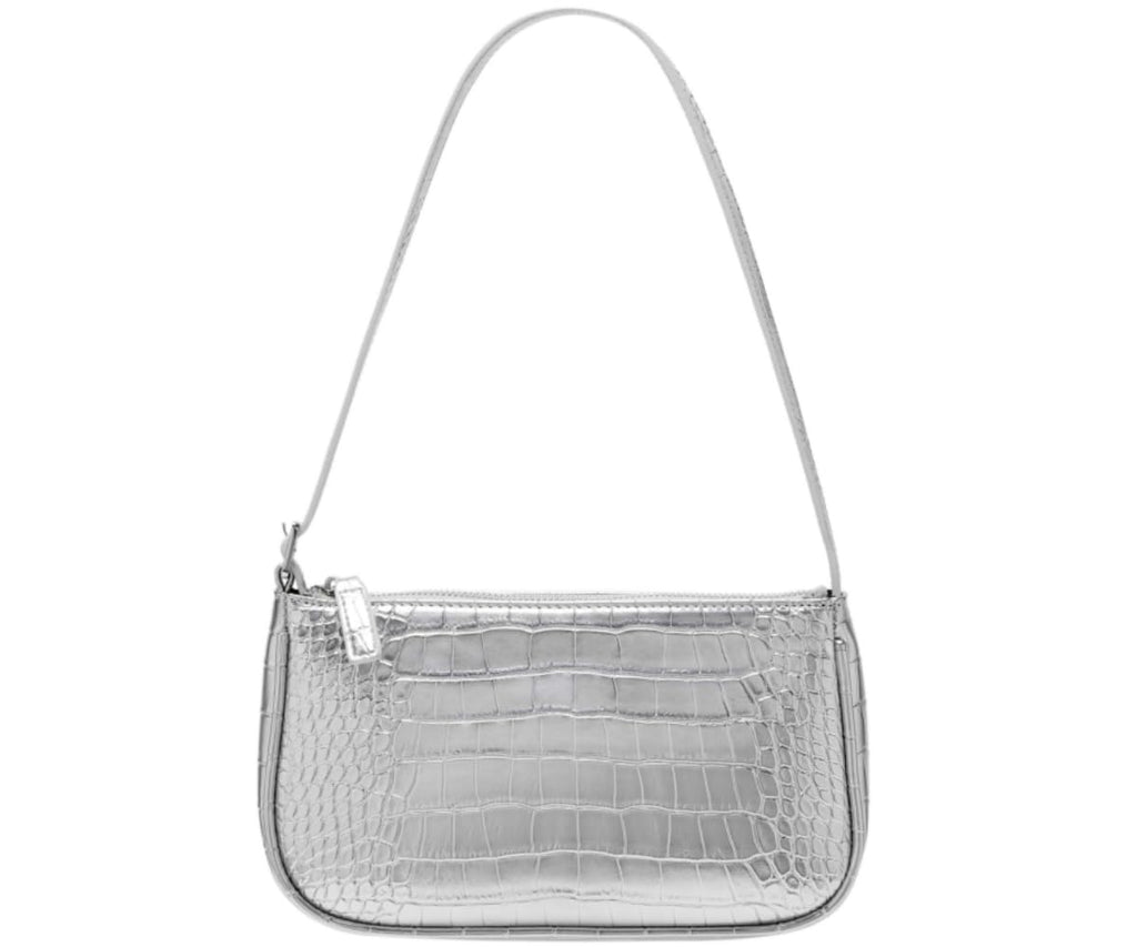 Small Purse for Women, Adjustable Shoulder Bags Crocodile Pattern Clutch Purse with Zipper Closure Retro