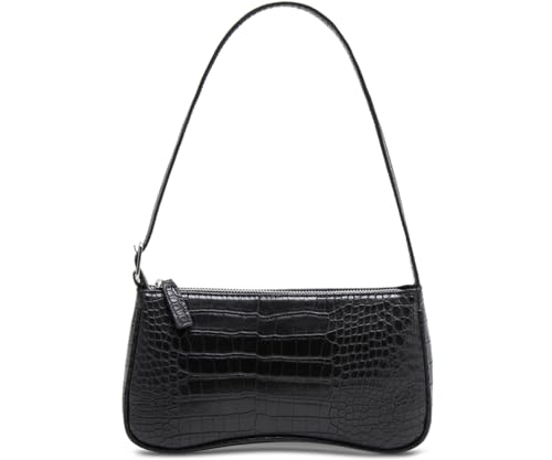 Small Purse for Women, Adjustable Shoulder Bags Crocodile Pattern Clutch Purse with Zipper Closure Retro