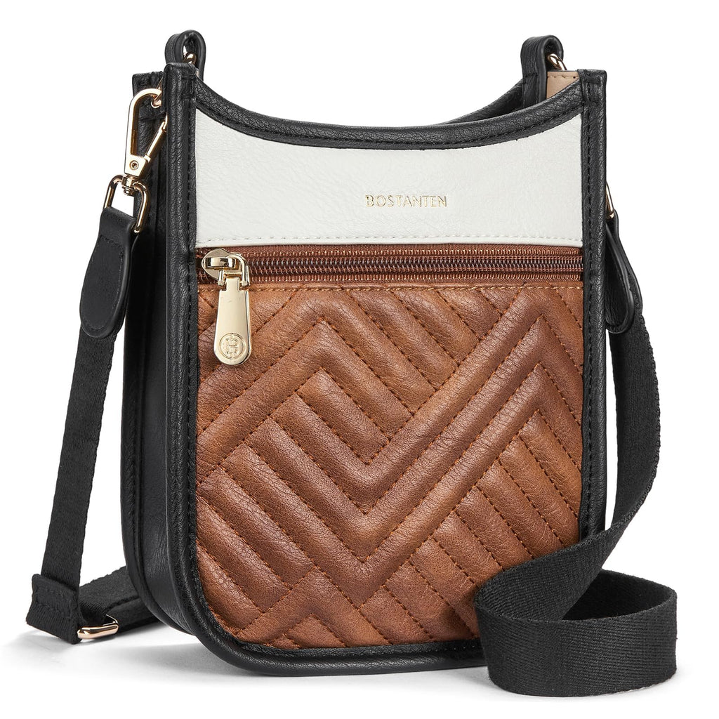 BOSTANTEN Small Crossbody Purse for Women Mini Tote Bag Top Handle Shoulder Bag Compact Handbags with Adjustable Strap