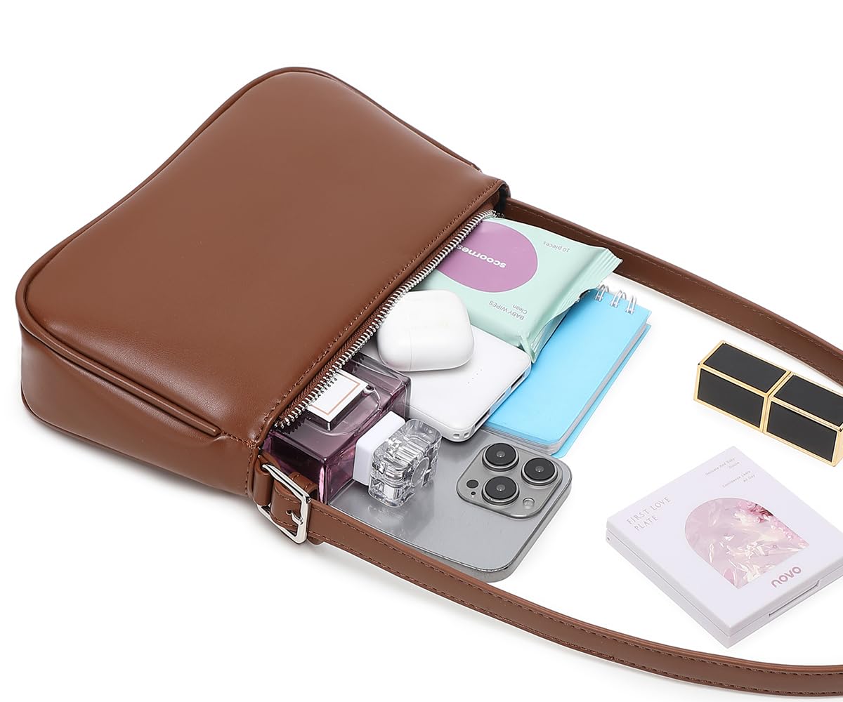 Small Purse for Women, Adjustable Shoulder Bags Crocodile Pattern Clutch Purse with Zipper Closure Retro