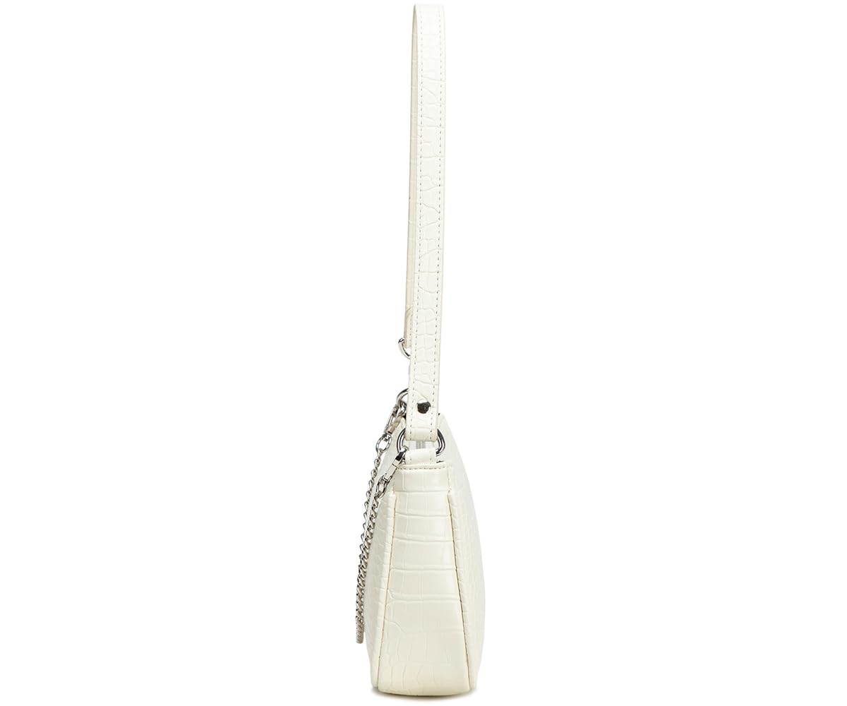 Small Purse for Women, Adjustable Shoulder Bags Crocodile Pattern Clutch Purse with Zipper Closure Retro
