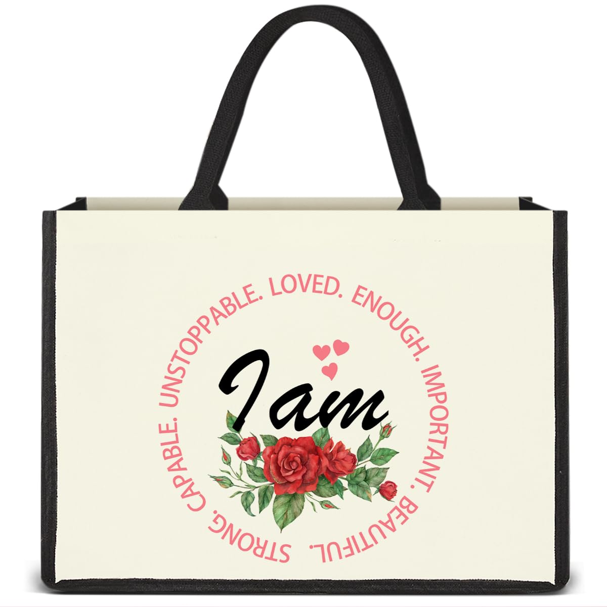 Canvas Tote Bag Beach Tote Bag Aesthetic Tote Bag Cute Tote Bag Big Tote Bag Inspirational Gifts For Women Friends