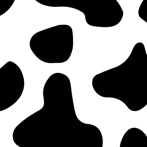 TELLUMO Fashion Corduroy Tote Bag Cow Print Bag Purses for Women Teen Girls with Inner Pocket