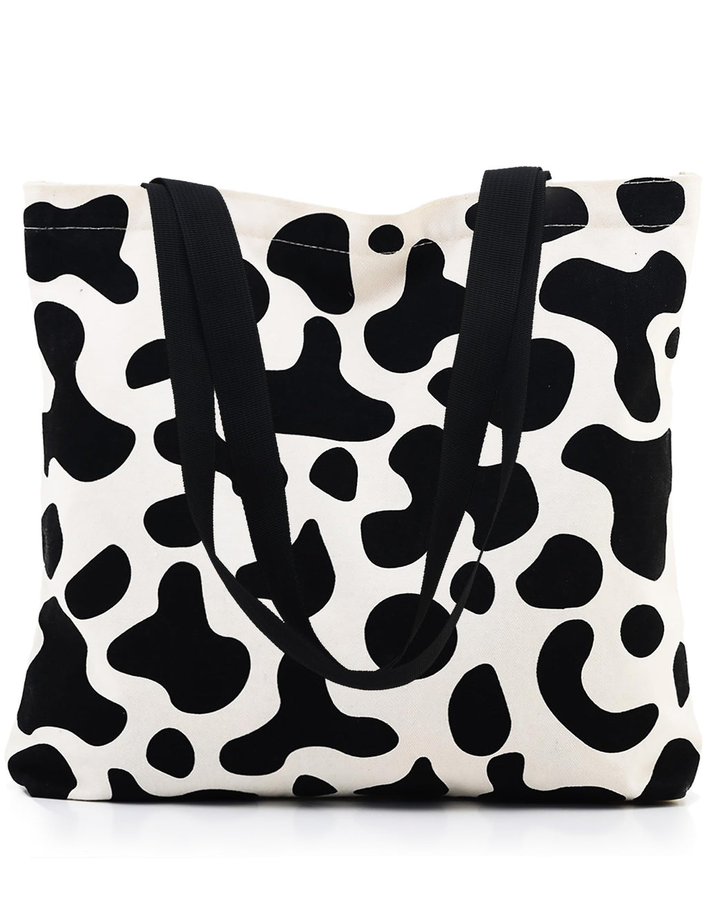 Tote Bag Aesthetic Canvas Handbags with Zipper for Women Travel Shoulder Bags Purses with compartments